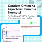 Cover page showing the title of the infographic with a bilirubin chart and a risk threshold graph highlighting a patient above the exchange transfusion threshold.