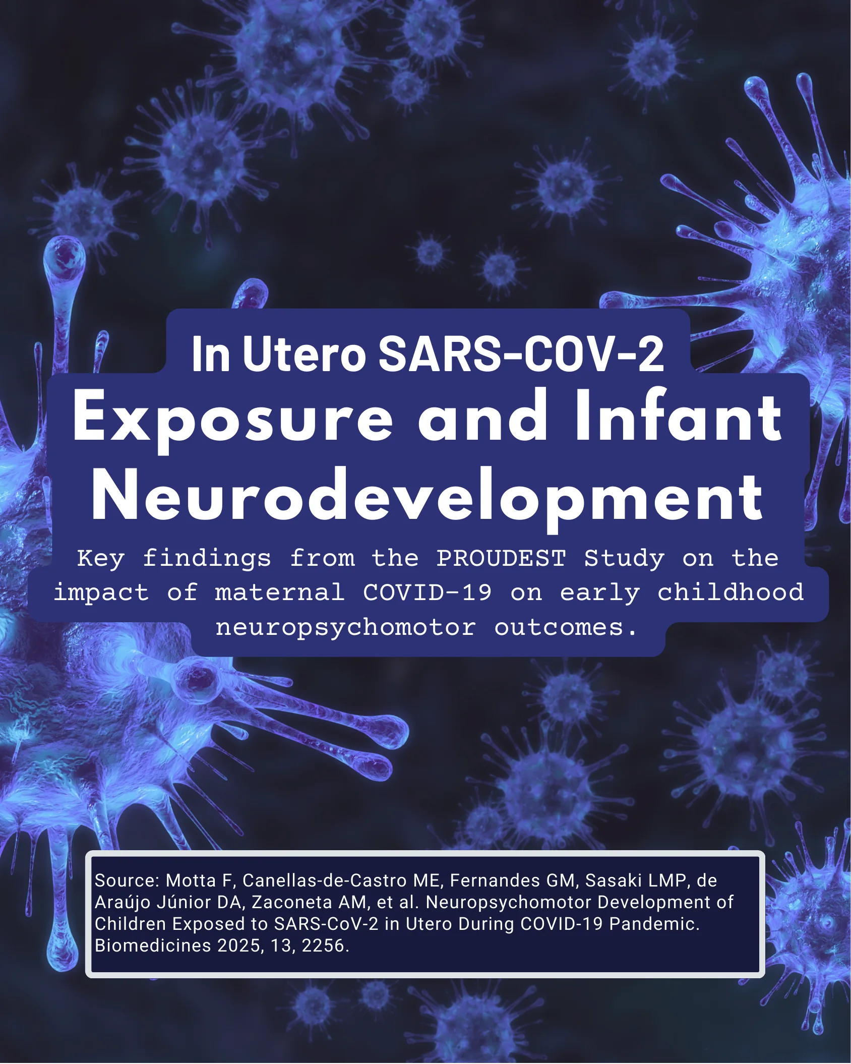 In Utero SARS-CoV-2 Exposure and Infant Neurodevelopment: Key Findings from the PROUDEST Study